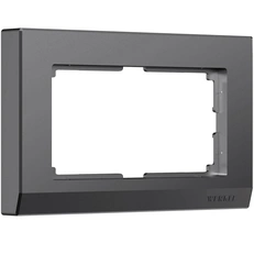 Изображение Рамка для двойной розетки Stark (графит матовый) W0081864